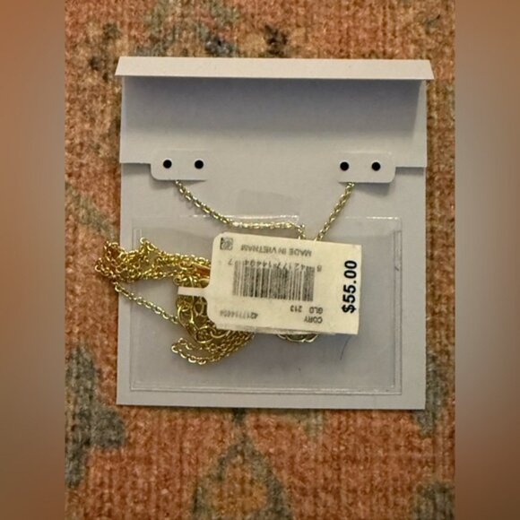 Kendra Scott 'Cory' Gold Slate Cats Eye Semiprecious Stone Pendant Necklace - Picture 6 of 8